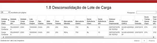 1.8 DESCONSOLIDAÇÃO DE LOTE DE CARGA LAYOUT